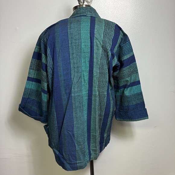 Barbara Sansoni Handwoven- Handmade Jacket OS Beachy Artist Boho - Picture 4 of 5